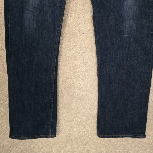 Gustin Jeans Mens 33 (Fits 29x27)‎ Blue Straight Raw Selvedge Denim Minimalist - Picture 2 of 16